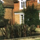 ... a water feature with fern fronds from the Downs       (Click to enlarge)