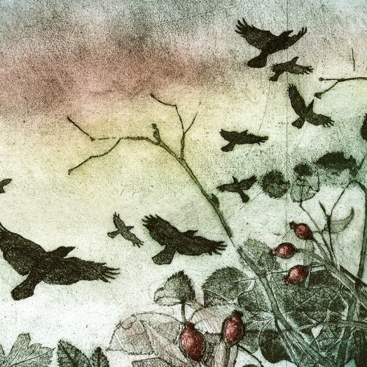 Rampaging Rooks - close up detail