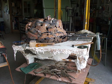 Stage 8 of Bronze making technique